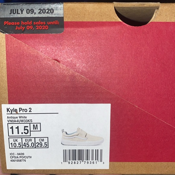 Vans Kyle Walker Pro 2 Antique White Men's U.S. 11.5 - Picture 5 of 5